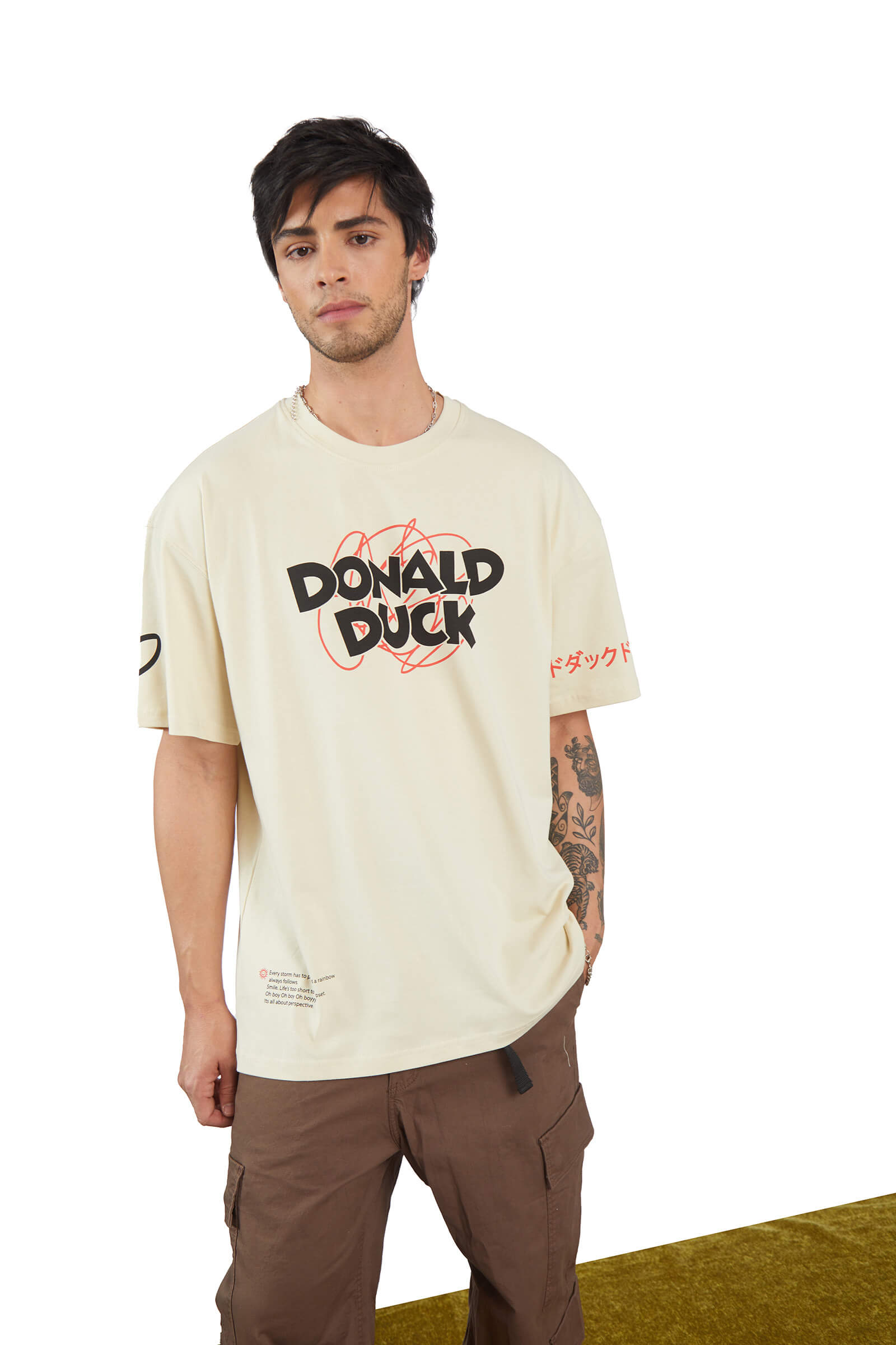 Chirpy Donald Duck Oversized T-shirt