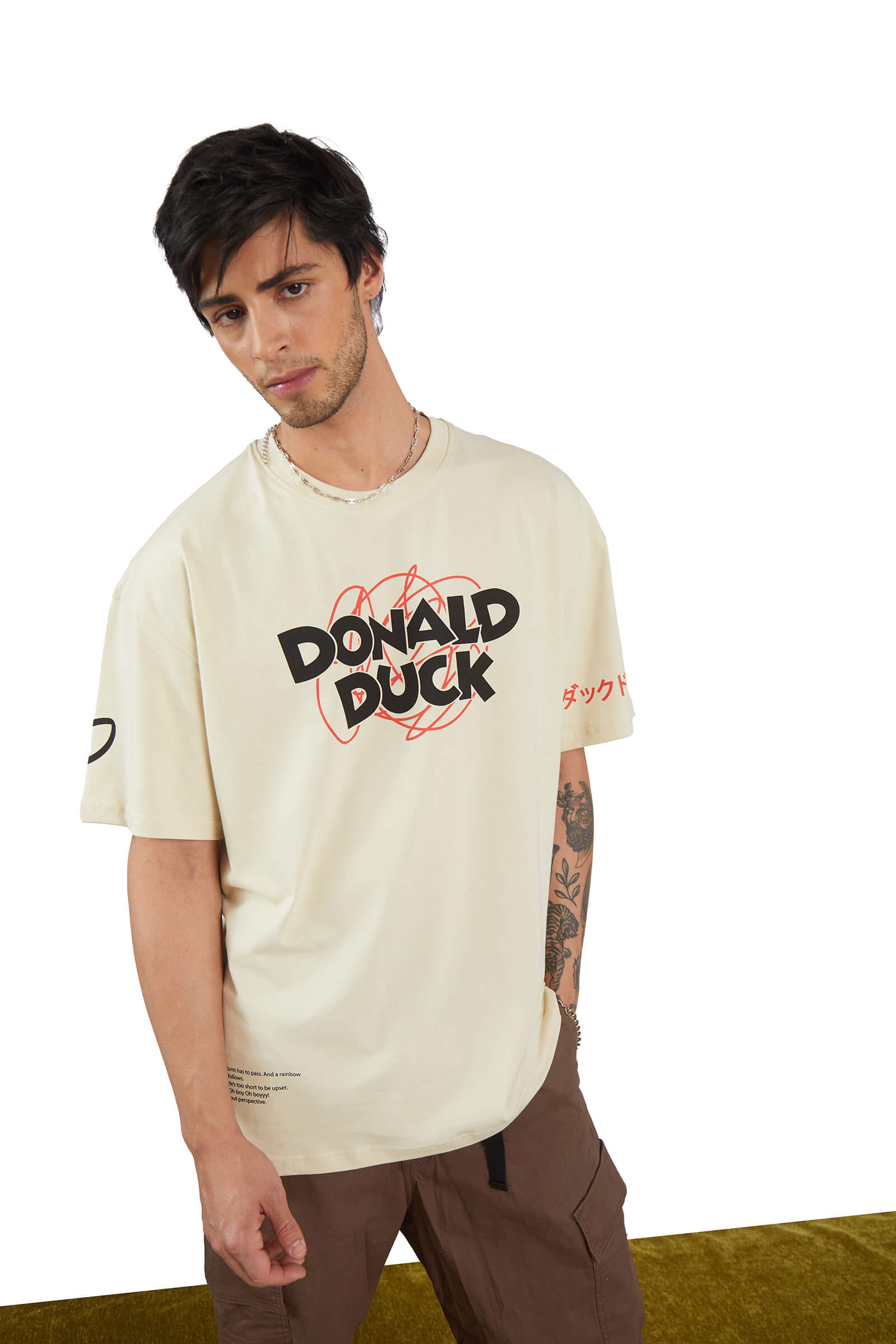 Chirpy Donald Duck Oversized T-shirt
