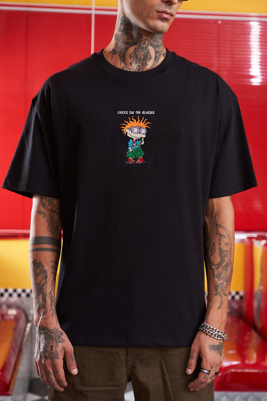 Chuckie Embroidery Oversized T-shirt
