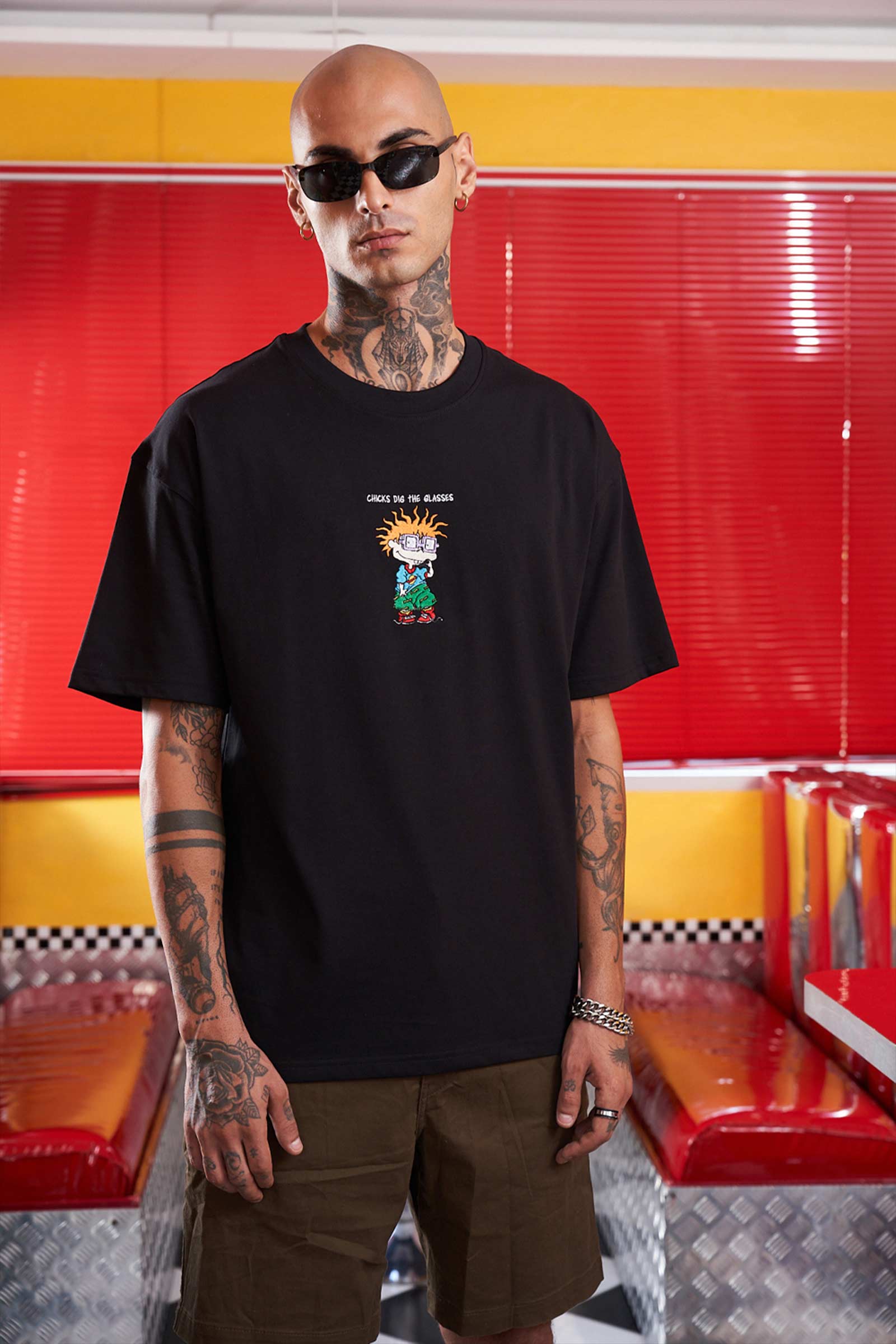 Chuckie Embroidery Oversized T-shirt