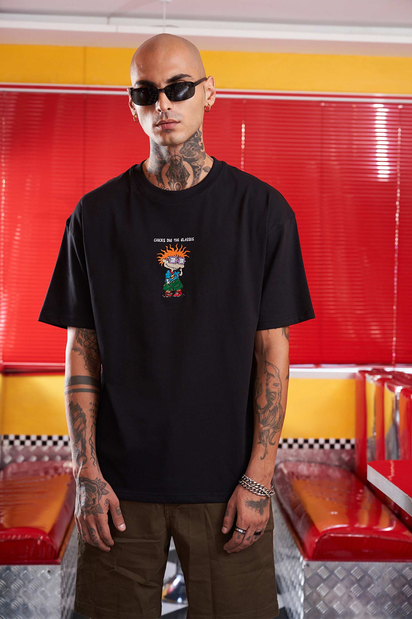 Chuckie Embroidery Oversized T-shirt
