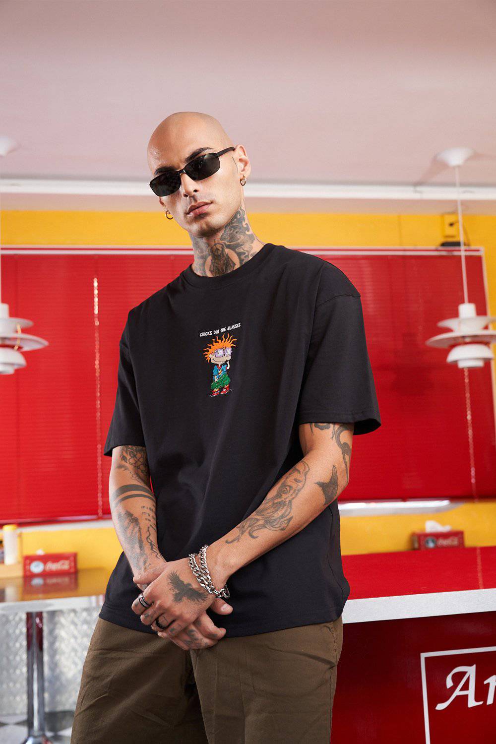 Chuckie Embroidery Oversized T-shirt