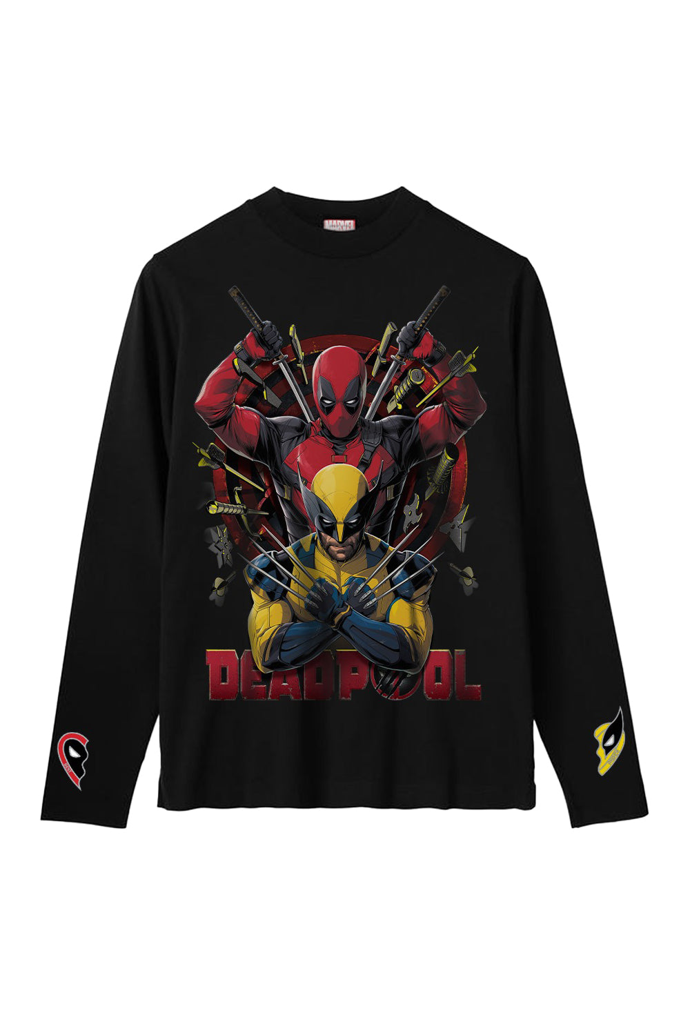 Deadpool: He is Not Alone Full Sleeves T-Shirt