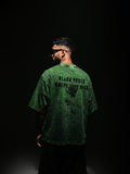 Dark Rose Unisex Green Oversized T-Shirt
