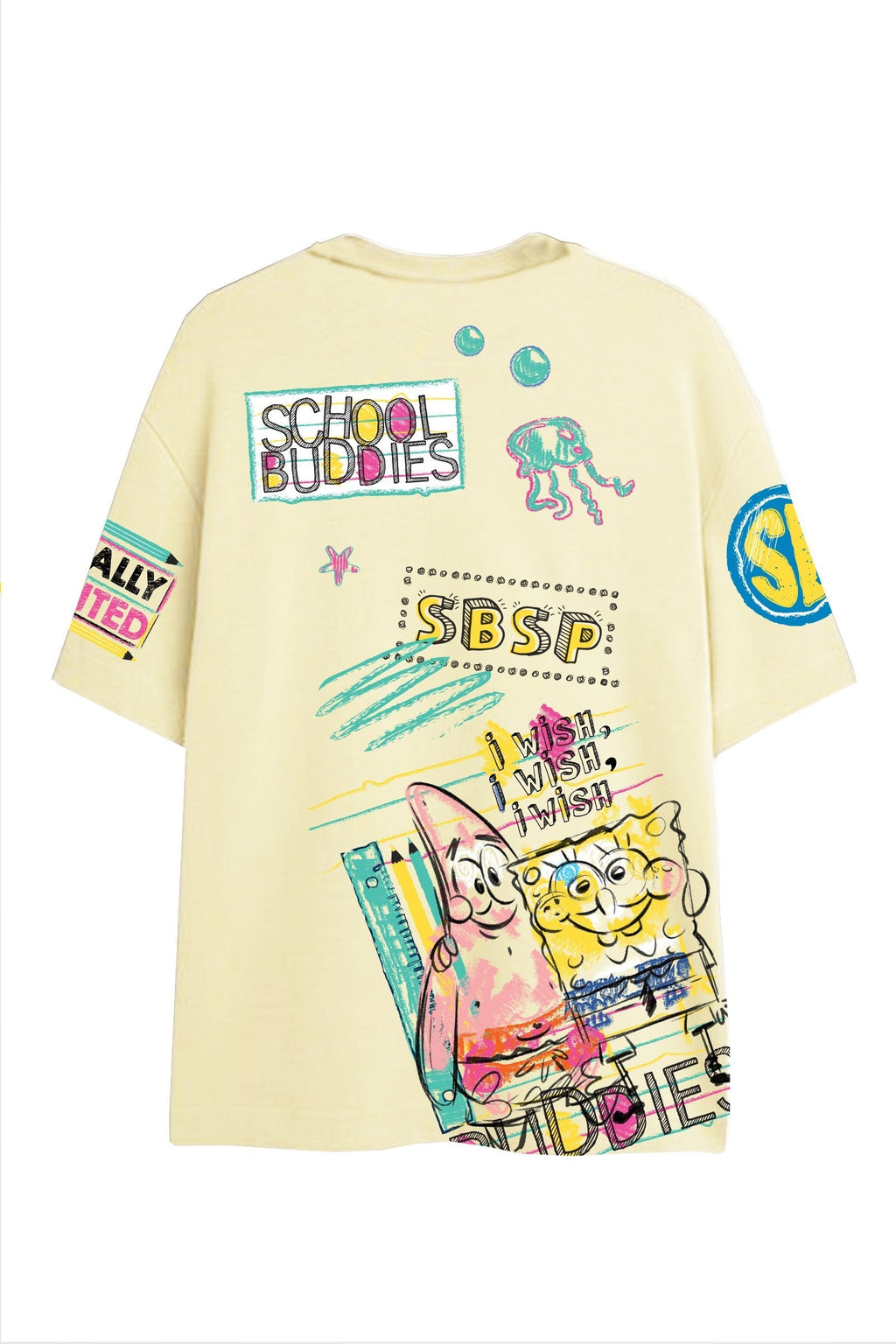 Hey There SpongeBob Oversized T-shirt