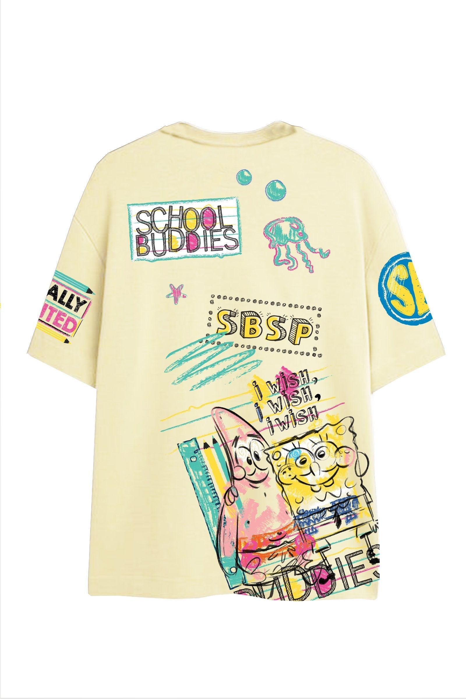 Hey There SpongeBob Oversized T-shirt