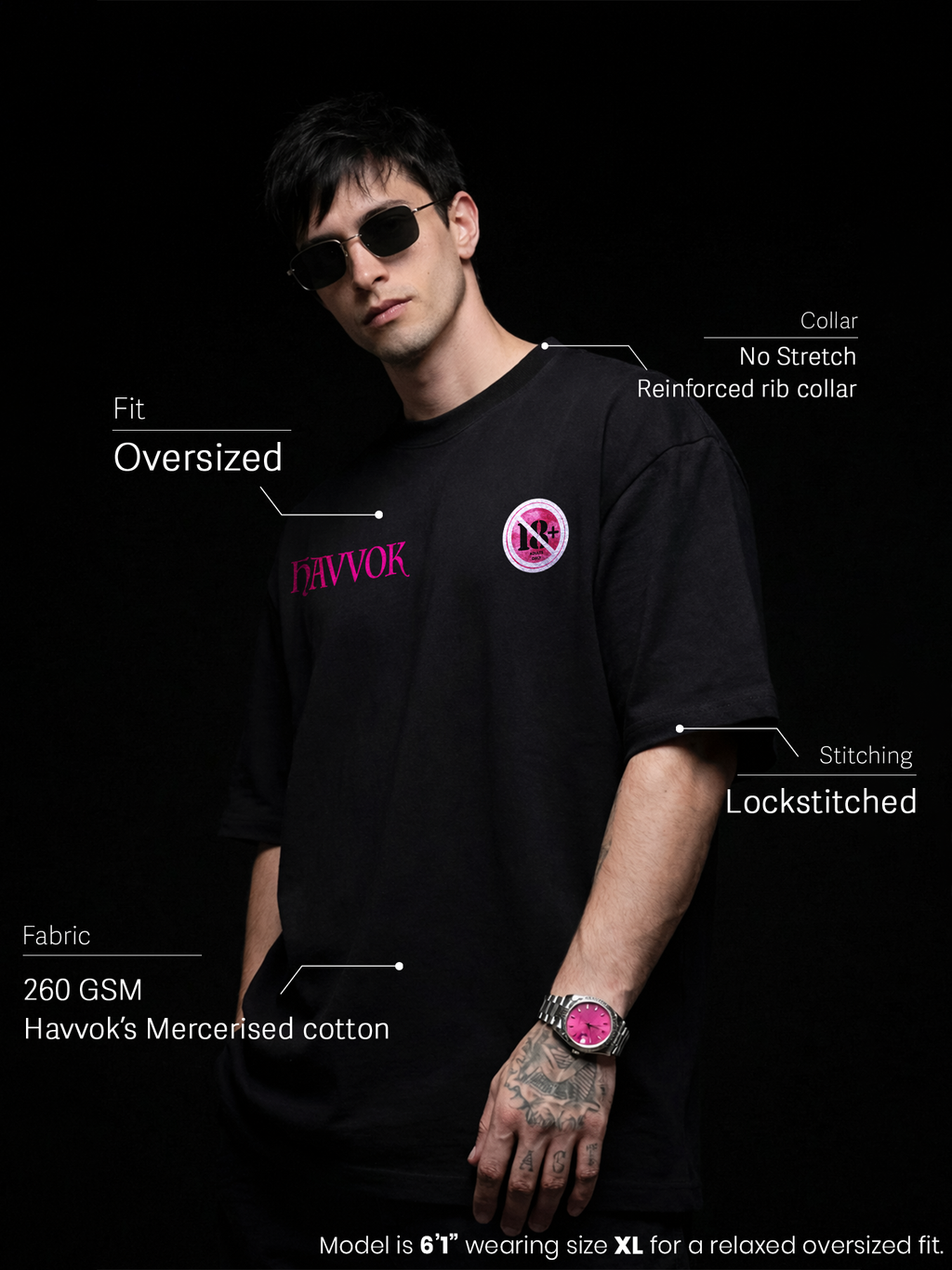 The Deluxe Disorder Unisex Black Oversized T-Shirt