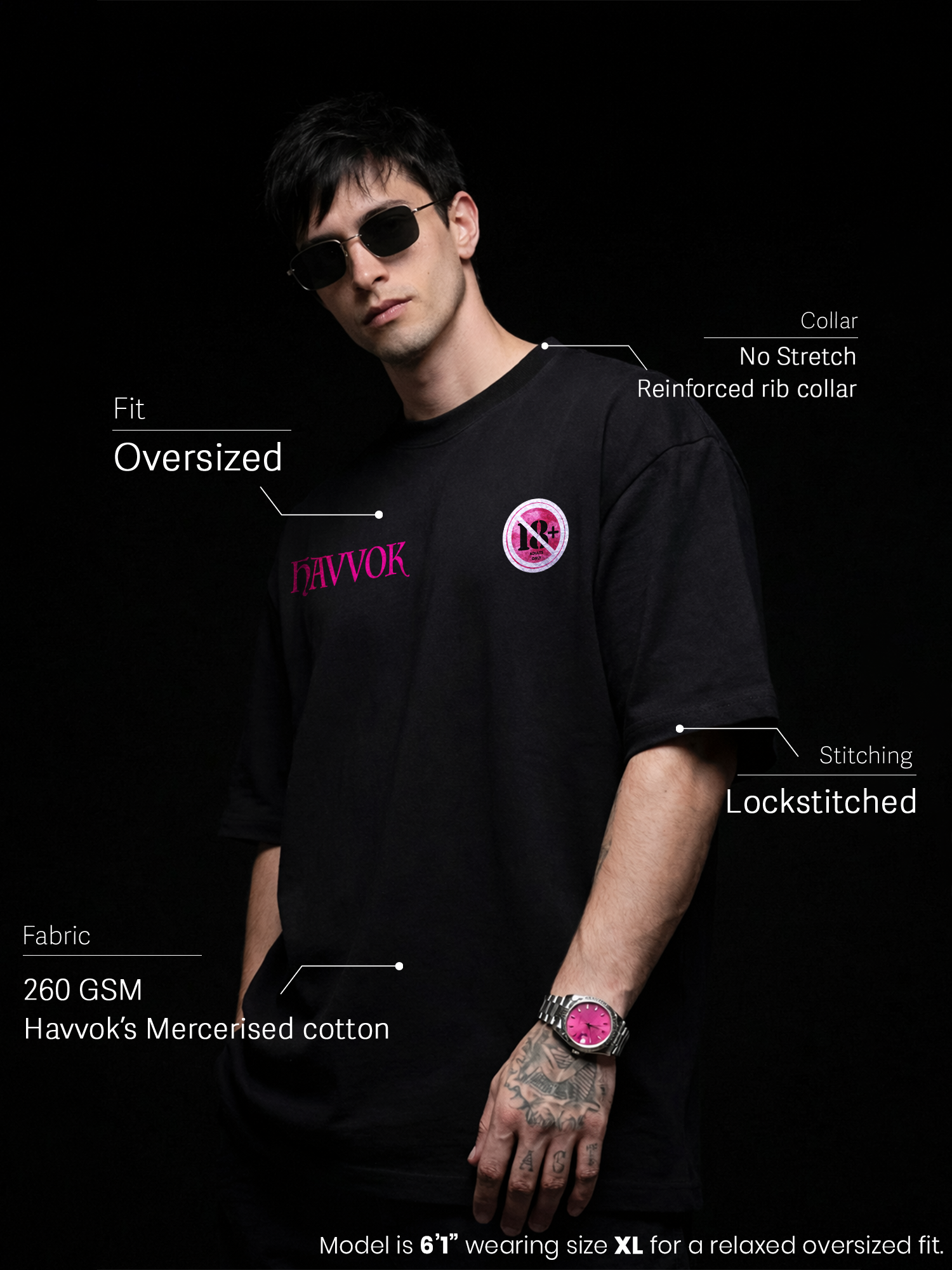 The Deluxe Disorder Unisex Black Oversized T-Shirt