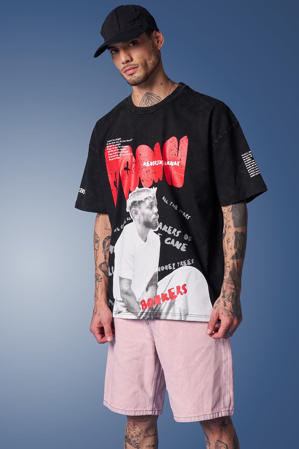 Kendrick Lamar Faded Oversized T-shirt