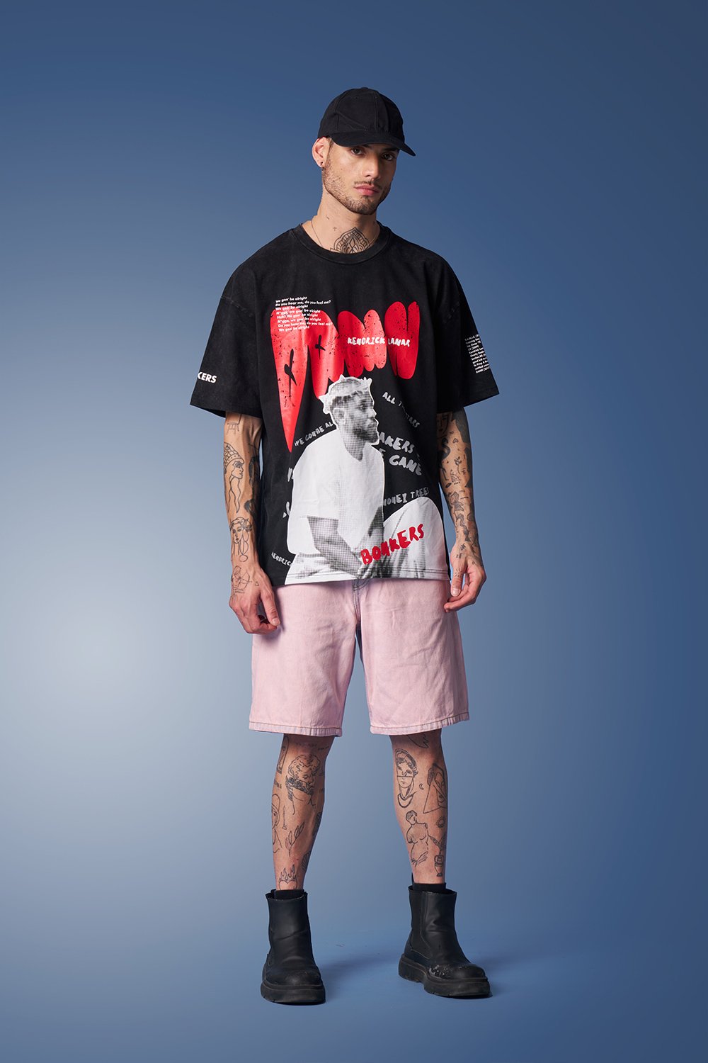 Kendrick Lamar Faded Oversized T-shirt