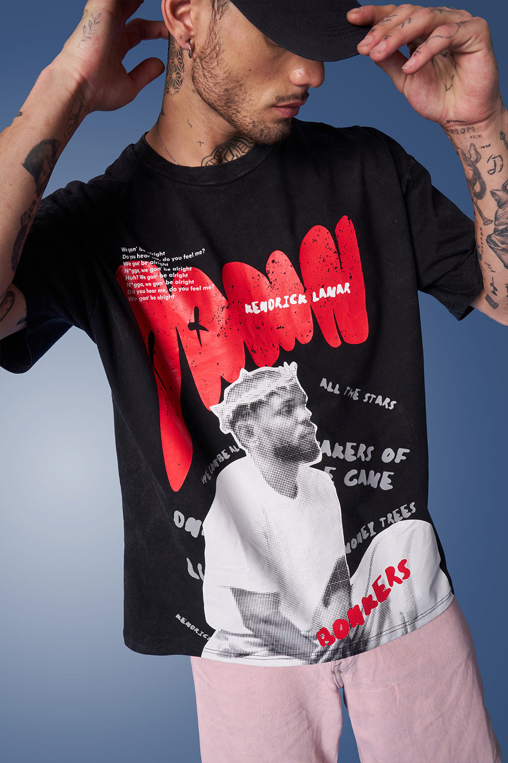 Kendrick Lamar Faded Oversized T-shirt