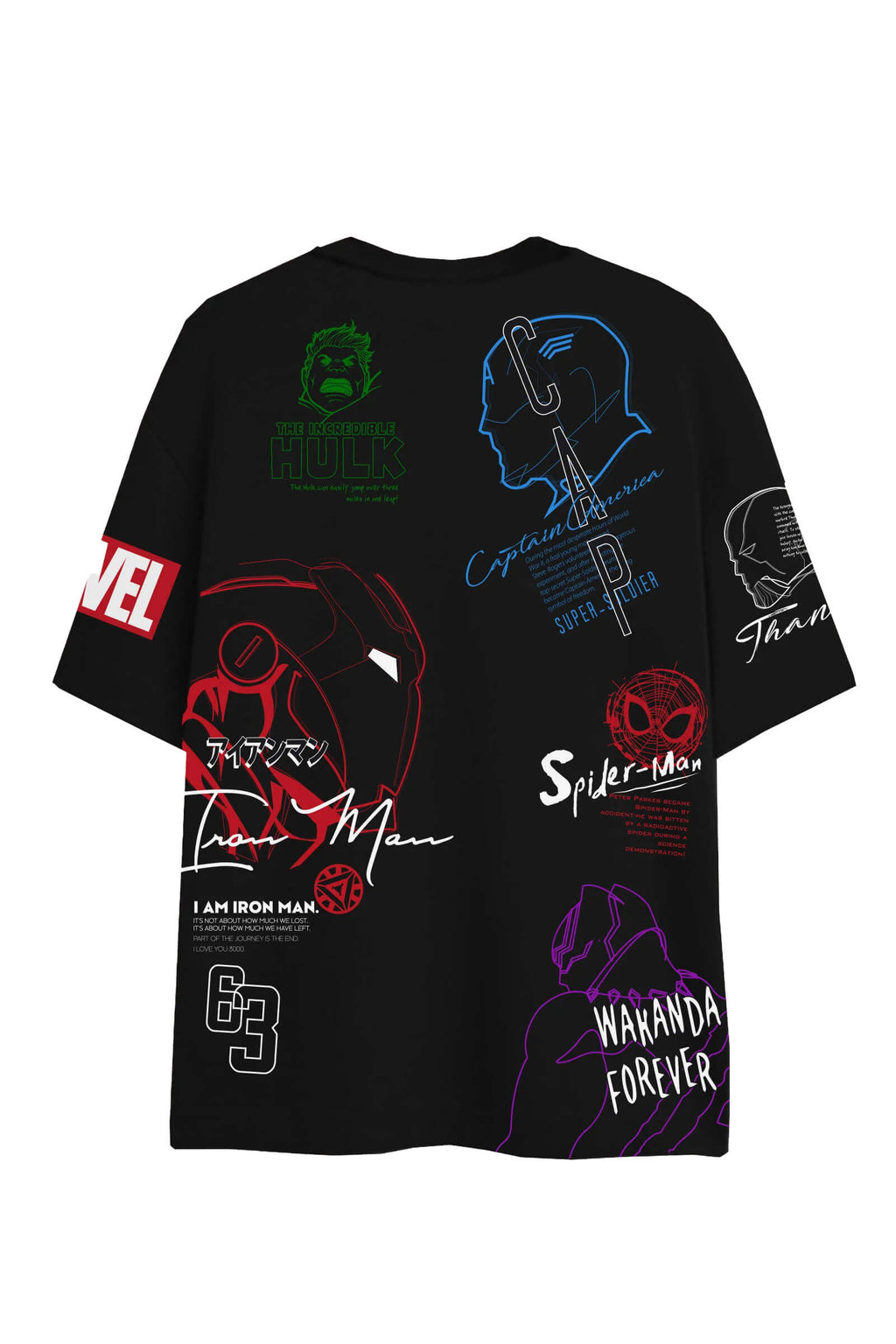 Marvel Assemble Oversized T-shirt