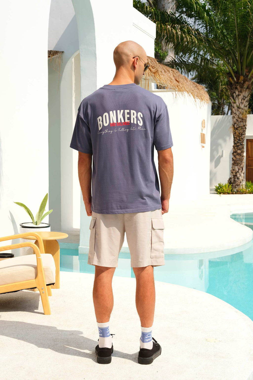 Moonlight Blue 100% Supima Cotton Oversized T-shirt