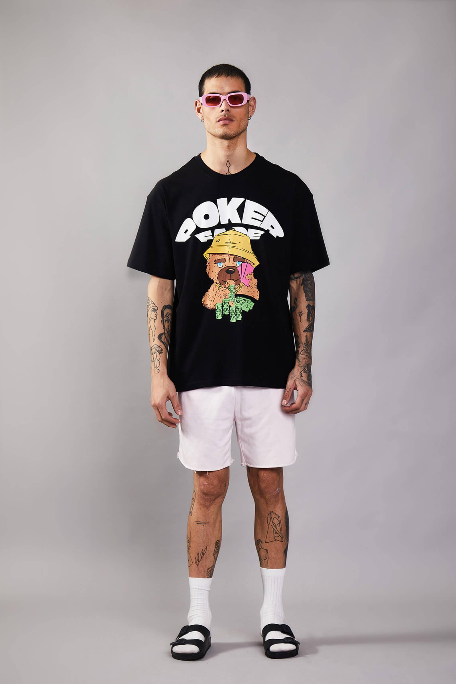Poker Face Oversized T-Shirt