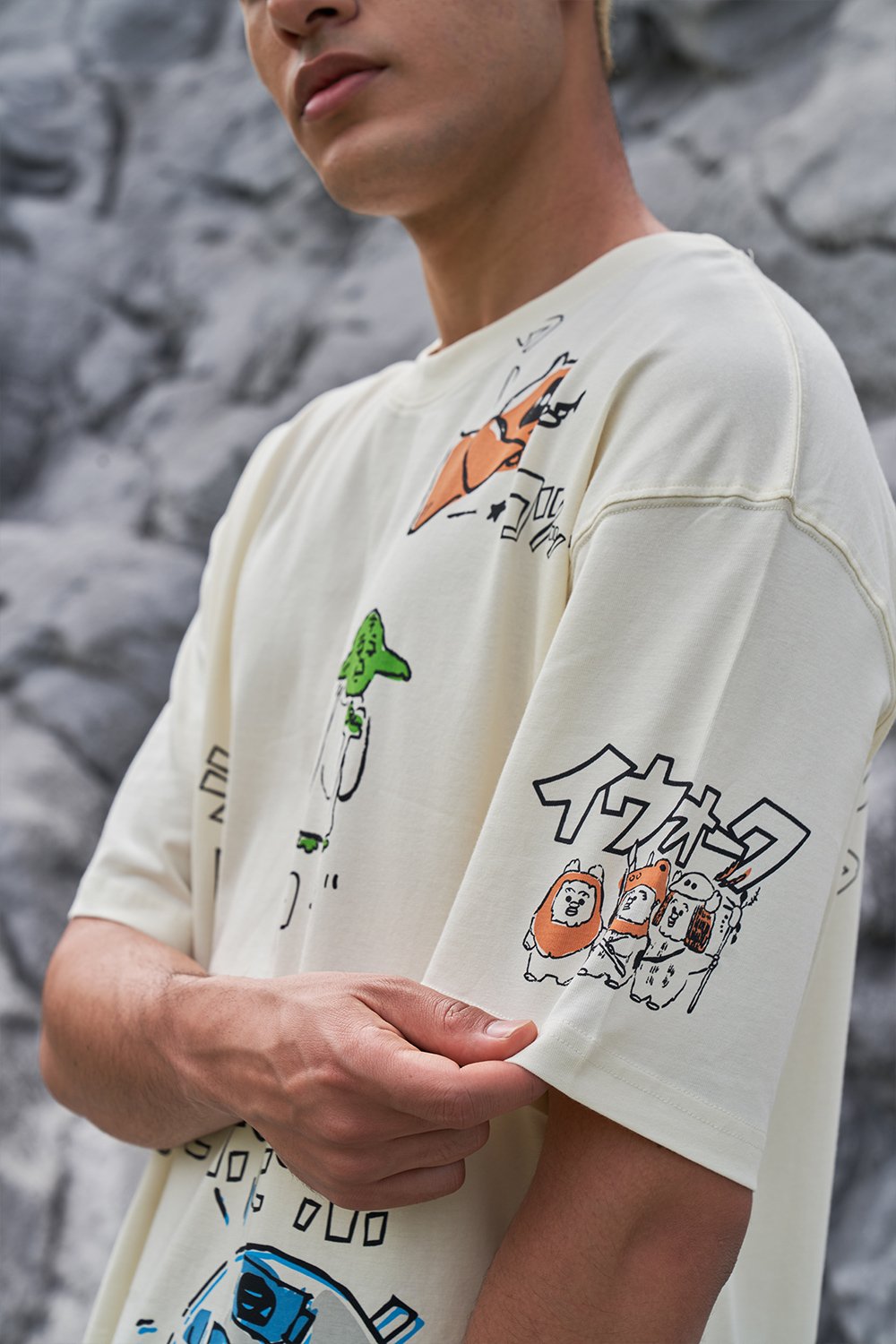 Star Wars Sketch Oversized T-shirt