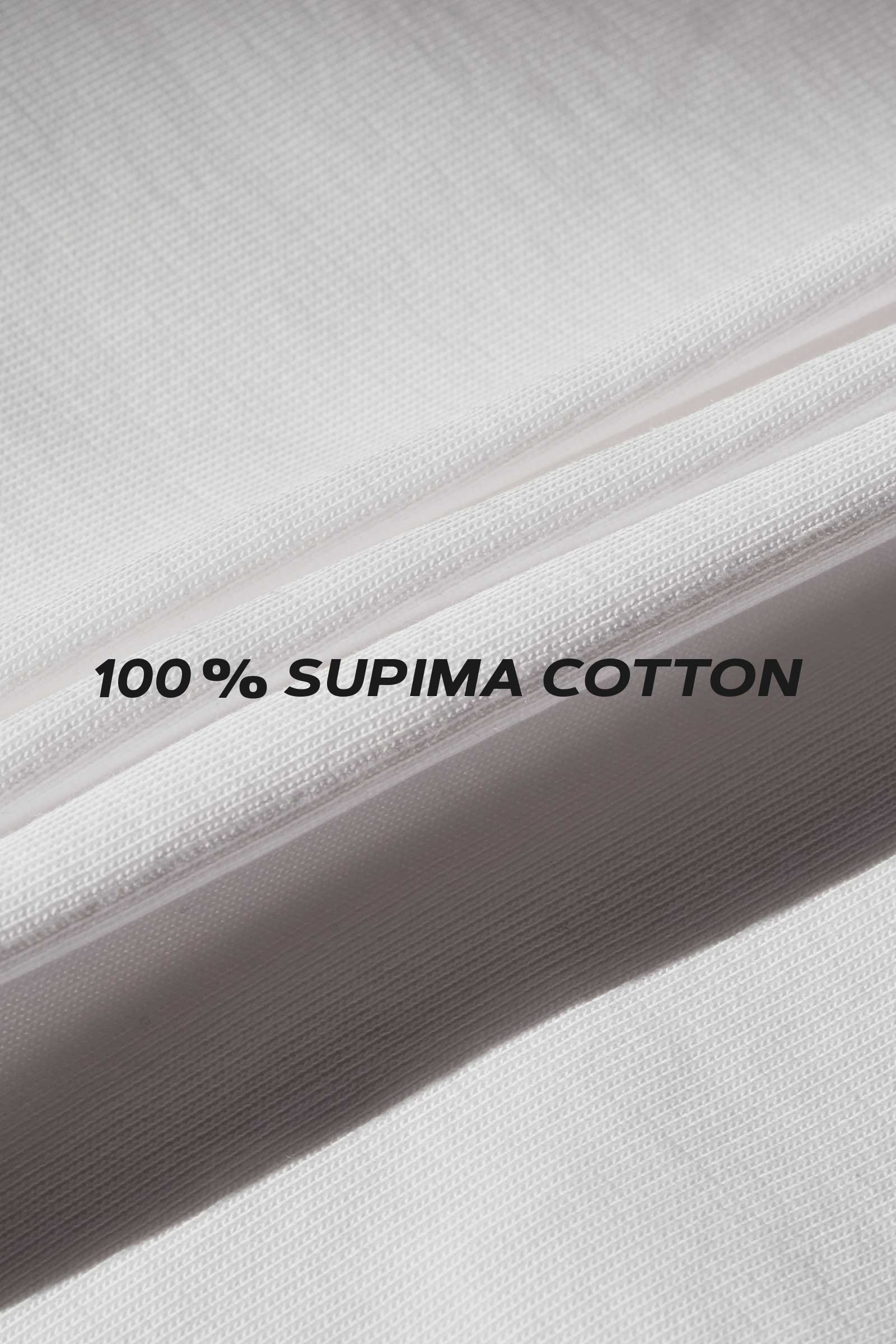True White 100% Supima Cotton Oversized T-shirt